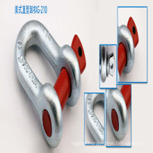 U. S Drop Forged Color Screw Pin Bow/Dee Shackle